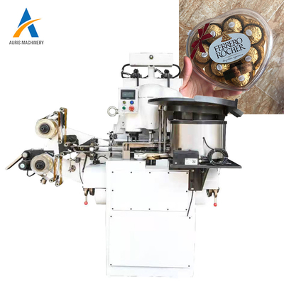 Máquina de la fabricación de chocolate de la embaladora del chocolate de la moneda de oro empaquetadora completamente automática de la eficacia alta